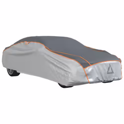 vidaXL Car Cover for Sedan Hail Protection Full Waterproof XL Grey and Silver