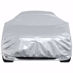 vidaXL Car Cover for Sedan with Buckle Straps Full Waterproof Silver M PEVA - Additional view 4