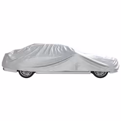 vidaXL Car Cover for Sedan with Buckle Straps Full Waterproof Silver M PEVA - Additional view 5