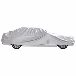 vidaXL Car Cover for Sedan with Buckle Straps Full Waterproof Silver XL PEVA - Additional view 5
