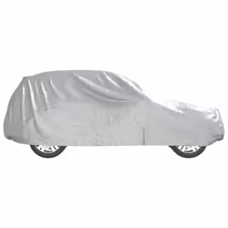 vidaXL Car Cover for SUV with Buckle Straps Full Waterproof Silver M PEVA - Additional view 5