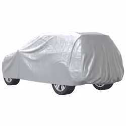 vidaXL Car Cover for SUV with Buckle Straps Full Waterproof Silver M PEVA - Additional view 6