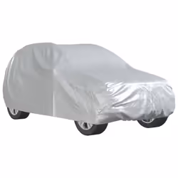 vidaXL Car Cover for SUV with Buckle Straps Full Waterproof Silver XL PEVA