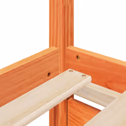 vidaXL Bed Frame with Drawers Bed Base Mattress Foundation Solid Wood Pine - wax brown, 90 x 190 cm - Additional view 7