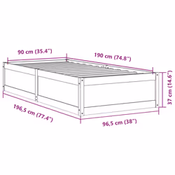 VidaXL 846843 bed frame - Additional view 8