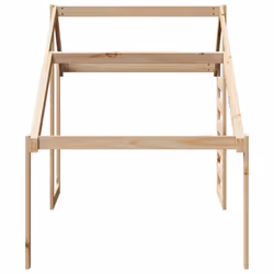 vidaXL Kids' Bed Roof Bed Canopy Bed Rooftop 198x87x113 cm Solid Wood Pine - Additional view 4