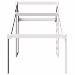 vidaXL Kids' Bed Roof Bed Canopy Rooftop White 198x87x113 cm Solid Wood Pine - Additional view 4