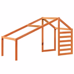 vidaXL Kids' Bed Roof Kids Bed Canopy Wax Brown 198x97x113 cm Solid Wood Pine