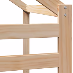 vidaXL Kids' Bed Roof Bed Canopy Bed Rooftop 188x97x113 cm Solid Wood Pine - Additional view 6
