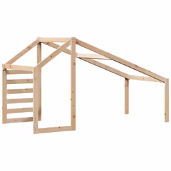vidaXL Kids' Bed Roof Bed Canopy Bed Rooftop 188x82x113 cm Solid Wood Pine - Additional view 5