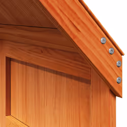 vidaXL Kids' Bed Roof Bed Canopy Wax Brown 60x89x134.5 cm Solid Wood Pine - Additional view 6