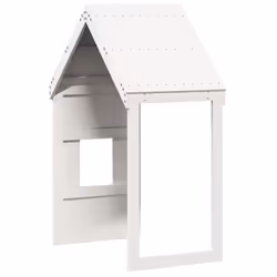 vidaXL Kids' Bed Roof Bed Canopy Rooftop White 60x99x139.5 cm Solid Wood Pine - Additional view 5