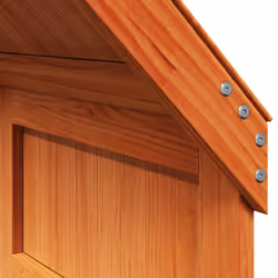 vidaXL Kids' Bed Roof Bed Canopy Wax Brown 60x99x139.5 cm Solid Wood Pine - Additional view 6