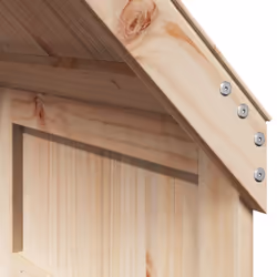 vidaXL Kids' Bed Roof Bed Canopy Bed Rooftop 55x84x132 cm Solid Wood Pine - Additional view 6