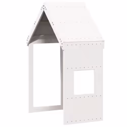 vidaXL Kids' Bed Roof Bed Canopy Rooftop White 55x84x132 cm Solid Wood Pine