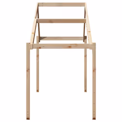 vidaXL Kids' Bed Roof Bed Canopy Bed Rooftop 213x85.5x144.5 cm Solid Wood Pine - Additional view 4