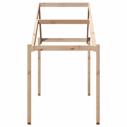 vidaXL Kids' Bed Roof Bed Canopy Bed Rooftop 203x95.5x142 cm Solid Wood Pine - Additional view 4
