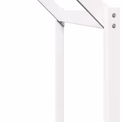 vidaXL Kids' Bed Roof Bed Canopy Rooftop White 203x95.5x142 cm Solid Wood Pine - Additional view 6