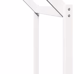 vidaXL Kids' Bed Roof Bed Canopy Rooftop White 203x80.5x142 cm Solid Wood Pine - Additional view 6