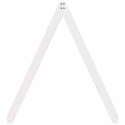 vidaXL Kids' Bed Roof Bed Canopy Rooftop White 199x95.5x88 cm Solid Wood Pine - Additional view 4