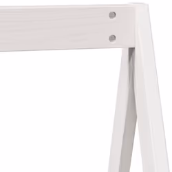 vidaXL Kids' Bed Roof Bed Canopy Rooftop White 199x95.5x88 cm Solid Wood Pine - Additional view 6