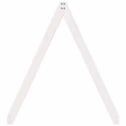 vidaXL Kids' Bed Roof Bed Canopy Rooftop White 199x80.5x88 cm Solid Wood Pine - Additional view 4