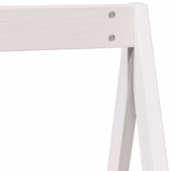 vidaXL Kids' Bed Roof Bed Canopy Rooftop White 199x80.5x88 cm Solid Wood Pine - Additional view 6