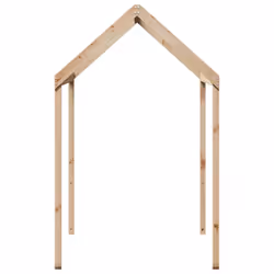 vidaXL Kids' Bed Roof Bed Canopy Bed Rooftop 217x95.5x159 cm Solid Wood Pine - Additional view 4