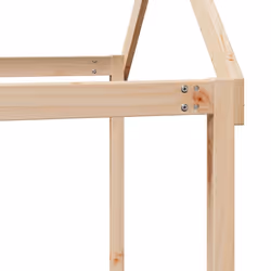 vidaXL Kids' Bed Roof Bed Canopy Bed Rooftop 217x95.5x159 cm Solid Wood Pine - Additional view 6