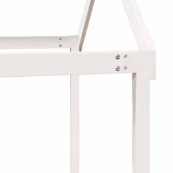 vidaXL Kids' Bed Roof Bed Canopy Rooftop White 217x95.5x159 cm Solid Wood Pine - Additional view 6