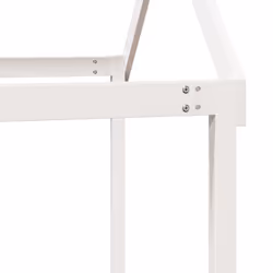 vidaXL Kids' Bed Roof Bed Canopy Rooftop White 217x85.5x154 cm Solid Wood Pine - Additional view 6