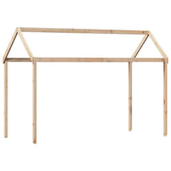 vidaXL Kids' Bed Roof Bed Canopy Bed Rooftop 207x95.5x159 cm Solid Wood Pine