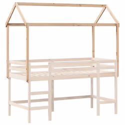 vidaXL Kids' Bed Roof Bed Canopy Bed Rooftop 207x95.5x159 cm Solid Wood Pine