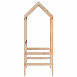 vidaXL Kids' Bed Roof Bed Canopy Bed Rooftop 118x70x176.5 cm Solid Wood Pine - Additional view 4