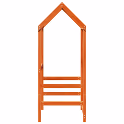 vidaXL Kids' Bed Roof Bed Canopy Wax Brown 108x70x176.5 cm Solid Wood Pine - Additional view 4