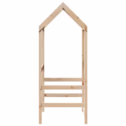 vidaXL Kids' Bed Roof Bed Canopy Bed Rooftop 98x70x176.5 cm Solid Wood Pine - Additional view 4