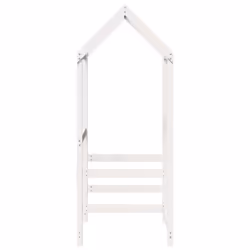 vidaXL Kids' Bed Roof Bed Canopy Rooftop White 98x70x176.5 cm Solid Wood Pine - Additional view 4