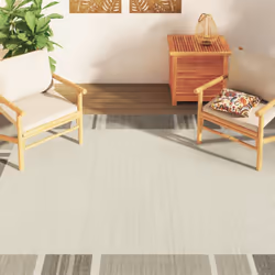 vidaXL Indoor and Outdoor Rug Short Pile Mat Area Rug Anti Slip Carpet Runner - border, 190 x 300 cm - Additional view 2