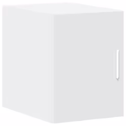vidaXL Wall Cabinet Bathroom Shelf Wall Hanging Cabinet White Engineered Wood - white