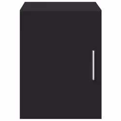 vidaXL Wall Cabinet Bathroom Shelf Wall Hanging Cabinet White Engineered Wood - black - Additional view 4