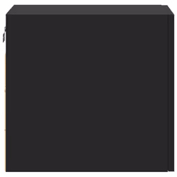vidaXL Wall Cabinet Bathroom Shelf Wall Hanging Cabinet White Engineered Wood - black - Additional view 5