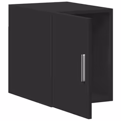 vidaXL Wall Cabinet Bathroom Shelf Wall Hanging Cabinet White Engineered Wood - black - Additional view 8