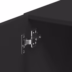 vidaXL Wall Cabinet Bathroom Shelf Wall Hanging Cabinet White Engineered Wood - black - Additional view 9