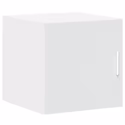 vidaXL Wall Cabinet Bathroom Shelf Wall Hanging Cabinet Engineered Wood - white