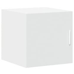 vidaXL Wall Cabinet Bathroom Shelf Wall Hanging Cabinet Engineered Wood - white