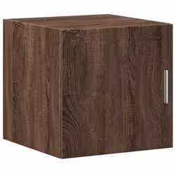 vidaXL Wall Cabinet Bathroom Shelf Wall Hanging Cabinet Engineered Wood - brown oak