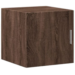 vidaXL Wall Cabinet Bathroom Shelf Wall Hanging Cabinet Engineered Wood - brown oak