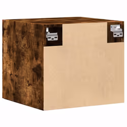 vidaXL Wall Cabinet Bathroom Cabinet Wall Hanging Cabinet Engineered Wood - smoked oak - Additional view 5