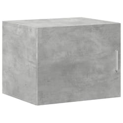 vidaXL Wall Cabinet Bathroom Storage Cabinet Concrete Grey Engineered Wood - concrete grey