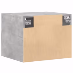 vidaXL Wall Cabinet Bathroom Storage Cabinet Concrete Grey Engineered Wood - concrete grey - Additional view 5